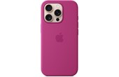 Apple Coque en silicone avec MagSafe pour iPhone 16 Pro - Fuchsia