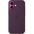 Apple Coque en silicone avec MagSafe pour iPhone 16 - Prune