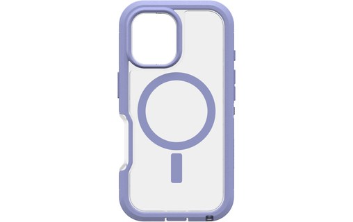 OtterBox Defender Series XT Clear pour MagSafe pour iPhone 16, Lavander Haze