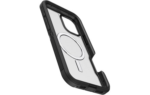 OtterBox Defender Series XT Clear pour MagSafe pour iPhone 16 Plus, Dark Side