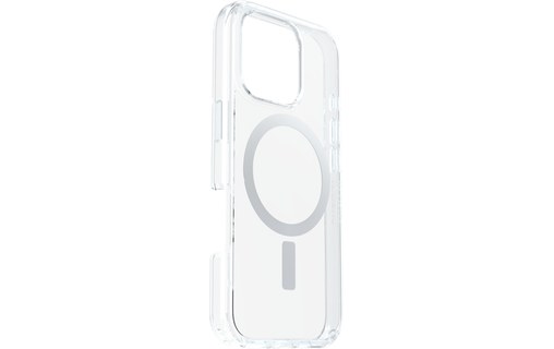 Coque MagSafe pour iPhone 16 Pro - OtterBox Symmetry Clear - Transparente