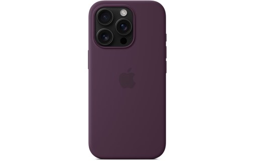 Apple Coque en silicone avec MagSafe pour iPhone 16 Pro - Prune