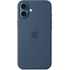Apple Coque en silicone avec MagSafe pour iPhone 16 Plus - Denim