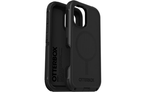 OtterBox Defender Series pour MagSafe pour iPhone 16, Noir