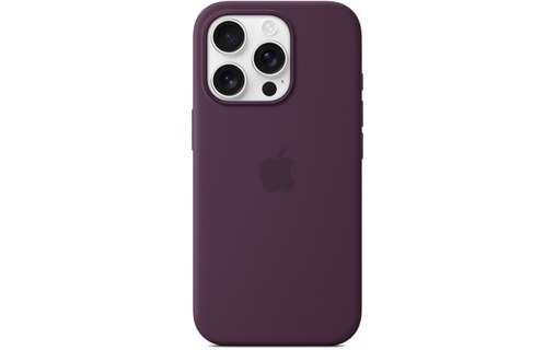 Apple Coque en silicone avec MagSafe pour iPhone 16 Pro - Prune