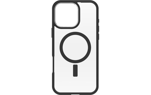 OtterBox React Series pour MagSafe pour iPhone 16 Pro Max, Black Crystal