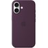 Apple Coque en silicone avec MagSafe pour iPhone 16 - Prune