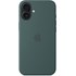 Apple Coque en silicone avec MagSafe pour iPhone 16 Plus - Vert lacustre