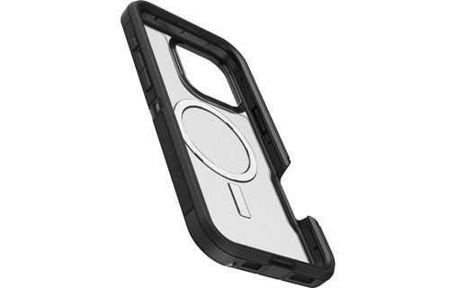 OtterBox Defender Series XT Clear pour MagSafe pour iPhone 16 Pro Max, Dark Side