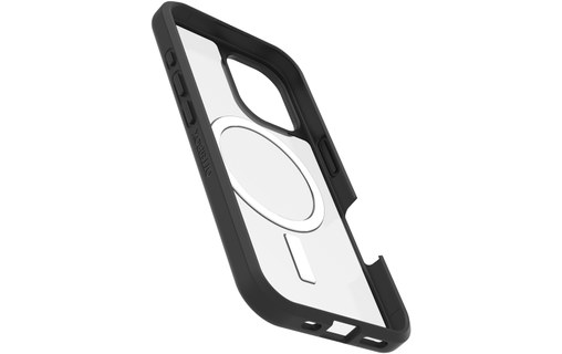 OtterBox React Series pour MagSafe pour iPhone 16, Black Crystal