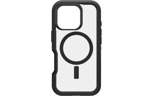 OtterBox Defender Series XT Clear pour MagSafe pour iPhone 16 Pro, Dark Side