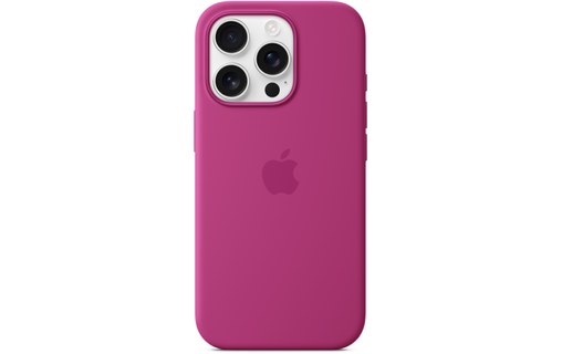 Apple Coque en silicone avec MagSafe pour iPhone 16 Pro - Fuchsia