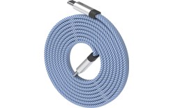 Câble de charge USB-C vers USB-C 60 W - Function101 Neat Cable 1,5 m - Bleu