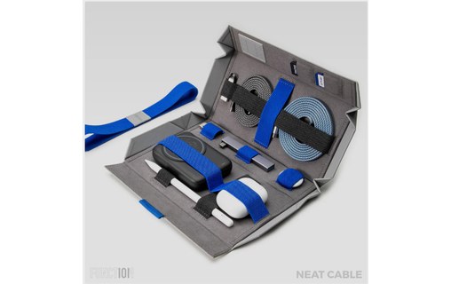 Câble de charge USB-C vers USB-C 60 W - Function101 Neat Cable 1,5 m - Noir