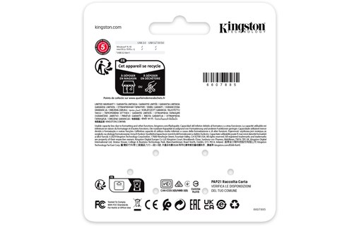 Clé USB Kingston DataTraveler SE9 G3 64 Go - Noir - USB 3.2