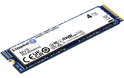 Kingston NV3 4 To - SSD M.2 2280 NVMe PCIe 4.0 3D NAND