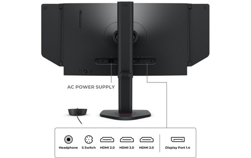 Écran Gaming 24,1" BenQ XL2566X+ - 400 Hz HDMI/DisplayPort