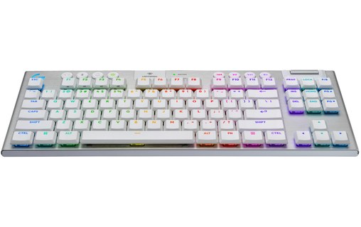 Clavier Gaming sans fil Logitech G915 X LIGHTSPEED TKL - Tactile - Blanc