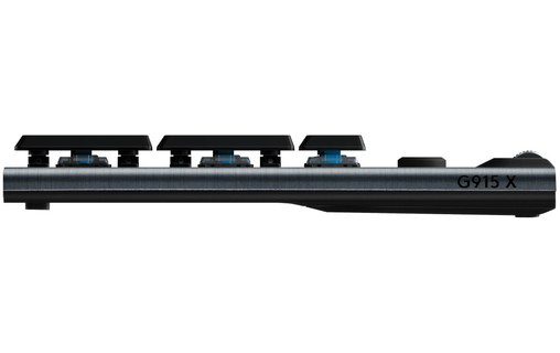 Clavier Gaming sans fil Logitech G915 X LIGHTSPEED - Clicky - Noir