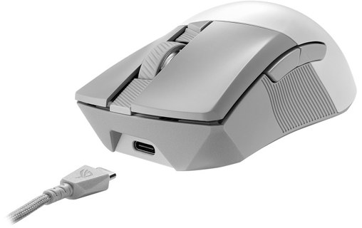 Souris Gaming sans fil Asus ROG Gladius III - Blanche