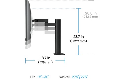 Écran 28,2" BenQ RD280UA - 4K HDMI/DisplayPort/USB-C