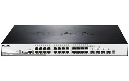 Switch Ethernet D-LINK DGS-1510-28XMP/E 24 ports - Manageable, PoE, L2/L3