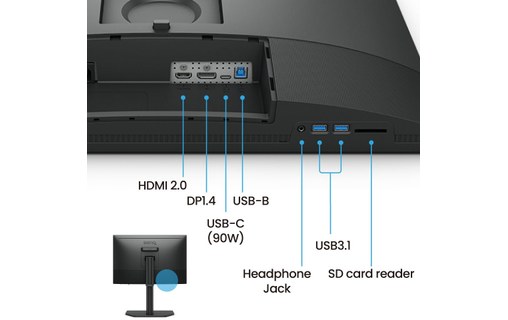 Écran 24,1" BenQ SW242Q - HDMI/DisplayPort/USB-C