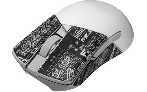 Souris Gaming sans fil Asus ROG Gladius III - Blanche