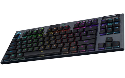 Clavier Gaming sans fil Logitech G915 X LIGHTSPEED TKL - Linéaire - Noir