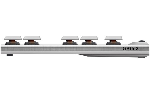 Clavier Gaming sans fil Logitech G915 X LIGHTSPEED TKL - Tactile - Blanc