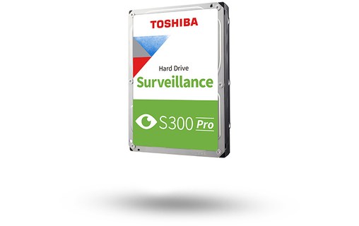 Disque Dur Interne Toshiba S300 Pro 8 To - 3,5 Pouces, 7200 RPM - Pour Surveillance Et Stockage Haute Capacité
