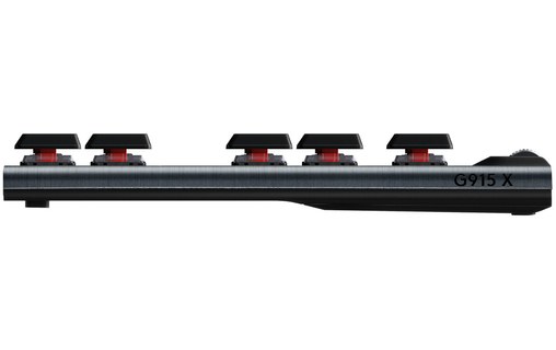 Clavier Gaming sans fil Logitech G915 X LIGHTSPEED TKL - Linéaire - Noir