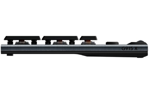 Clavier Gaming sans fil Logitech G915 X LIGHTSPEED - Tactile - Noir