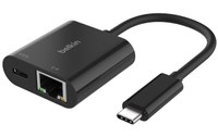 Adaptateur USB-C vers Ethernet + recharge (100 W) - Belkin Connect