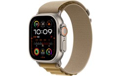 Apple Watch Ultra 2 Titane naturel Boucle Alpine Sahara - M