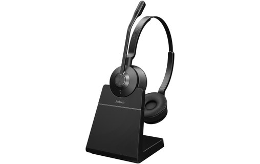 Micro-casque sans fil Jabra Engage 55 SE UC Stéréo (avec base), Noir - USB-C