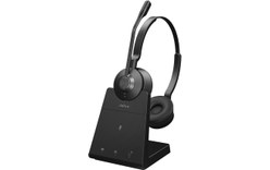 Micro-casque sans fil Jabra Engage 45 SE Stéréo (avec base), Noir