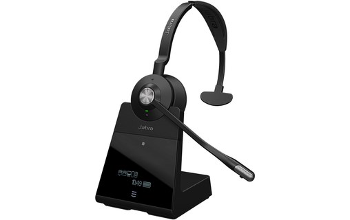 Micro-casque sans fil Jabra Engage 75 SE Mono (avec base), Noir - Bluetooth