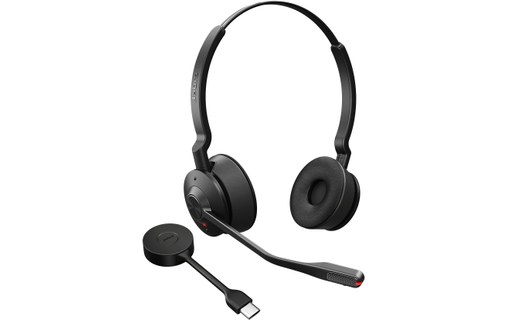 Micro-casque sans fil Jabra Engage 55 SE UC Stéréo, Noir - USB-C