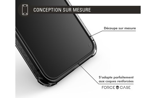 Protection d'écran pour iPhone 16 / 15 - Force Glass Impact - Avec kit de pose