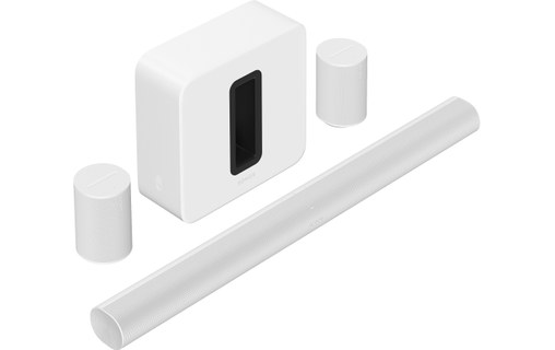 Pack home cinéma premium 5.1 avec Sonos Arc, Sonos Sub et 2 Sonos Era 100