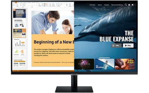 Écran 27" Samsung Smart Monitor M5