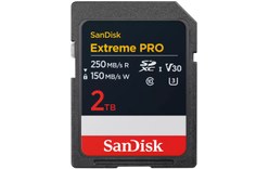Carte SDXC SanDisk Extreme Pro 2 To, UHS-I, V30