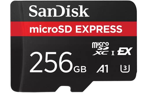 Carte microSDXC SanDisk Express 256 Go, UHS-I