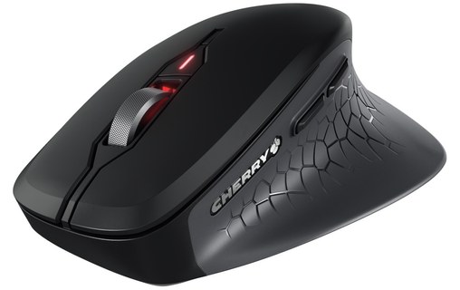 Souris sans fil CHERRY Stream Mouse Comfort JW-8550-2 - Noire - Ergonomique