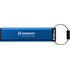 Clé USB Kingston IronKey Keypad 200 512 Go - Bleu - USB 3.2