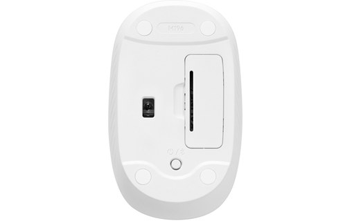 Souris sans fil Logitech M196 - Blanche
