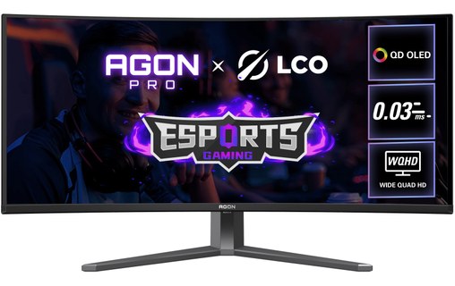 Écran Gaming Incurvé 34" AOC AGON PRO AG346UCD - QD OLED 175 Hz