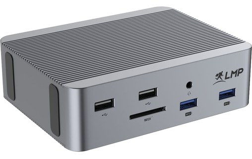 Station d'accueil USB4 8K 15 ports - LMP USB4 SuperDock 2 - Gris sidéral