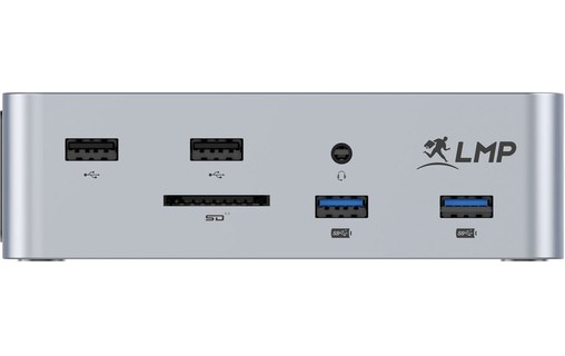 Station d'accueil USB4 8K 15 ports - LMP USB4 SuperDock 2 - Gris sidéral
